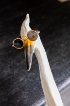 Ozzy The Quirky Bird With Sunglasses & Necklace Wall Art