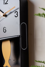 Quirky Sardine Tin Pendulum Wall Clock