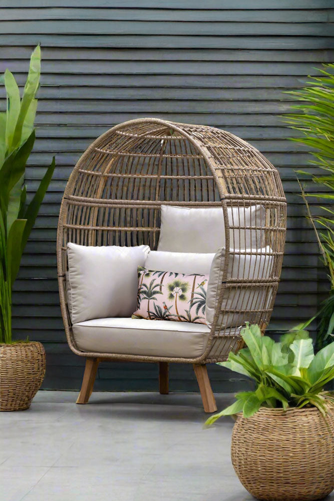 Rattan Inspired Garden Egg Chair