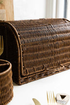Rattan-Style Bread Bin
