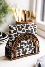 Rattan-Style Napkin Holder