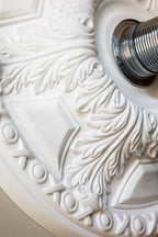 Ready-To-Paint Plaster Ceiling Rose - Medium