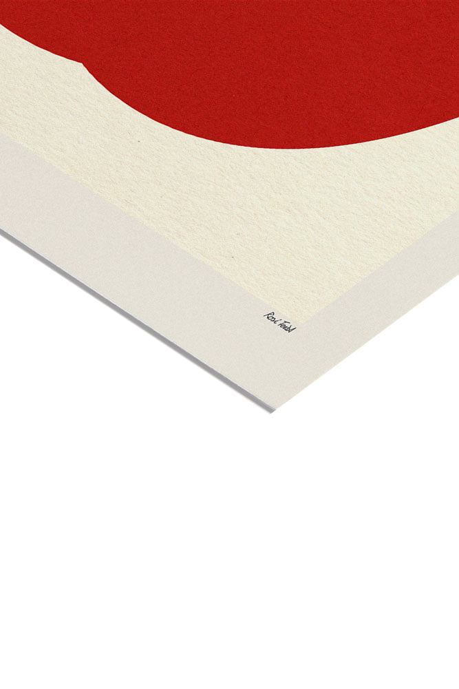 Red Apple Art Print - Unframed