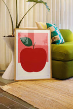 Red Apple Art Print - Unframed
