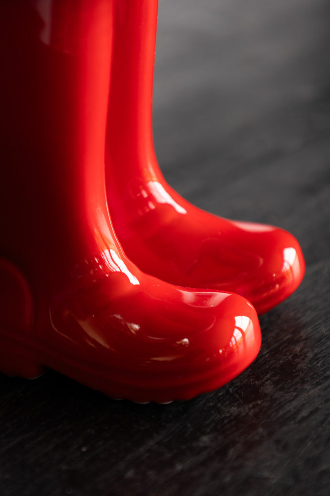 Red Boot Small Indoor Planter