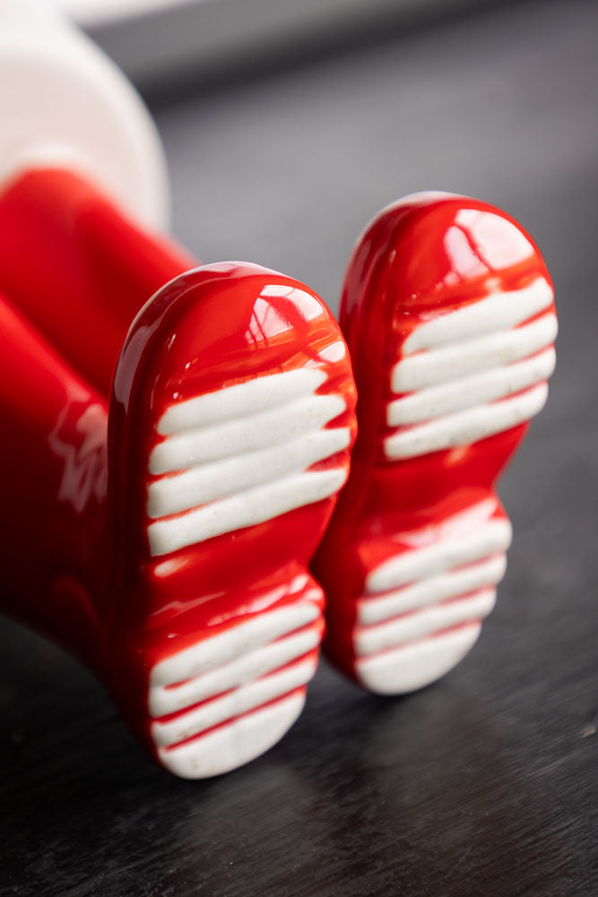 Red Boot Small Indoor Planter