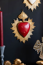 Red Milagro Heart Wall Hanging Decoration