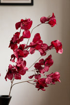 Red Ochre Beautiful Artificial Flower Stem