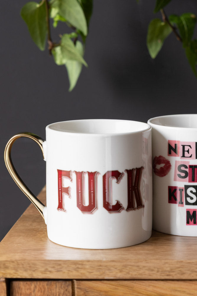 Red & Pink Fuck Mug