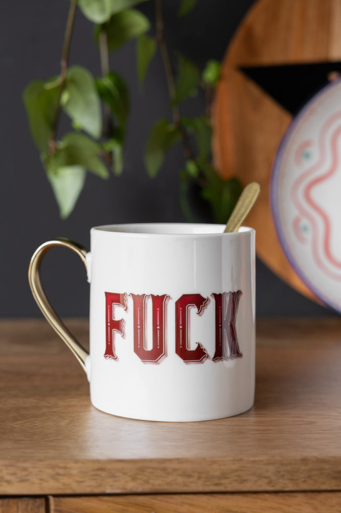 Red & Pink Fuck Mug