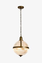 Ribbed Boulevard Orb Indoor/Outdoor Ceiling Light