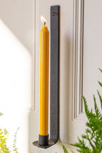 Rustic-Style Candlestick Wall Sconce