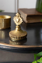 Sacred Heart Gold Trinket Pot