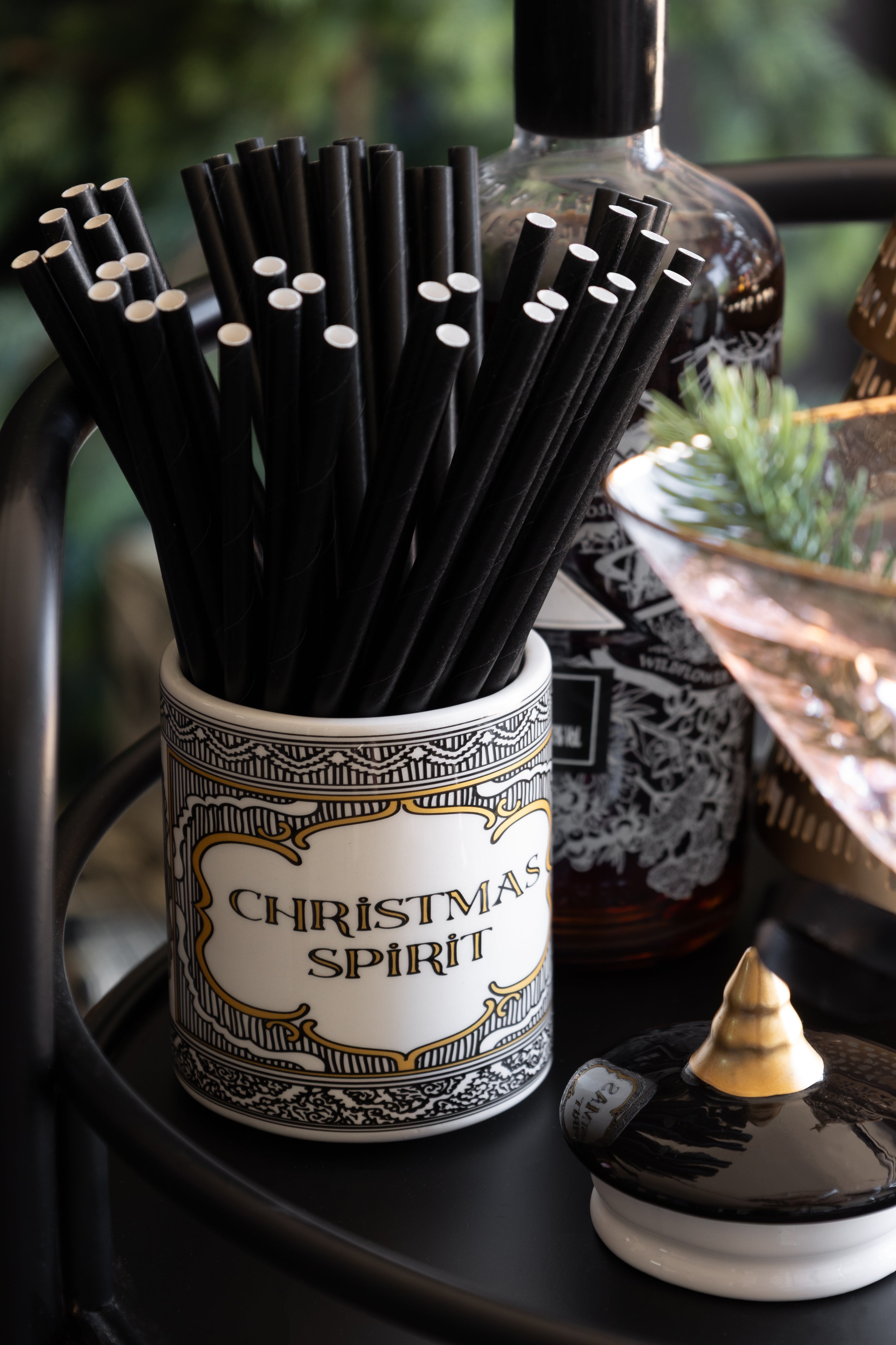 Set Of 2 Christmas Spirit & Santa's Secret Stash Storage Jars