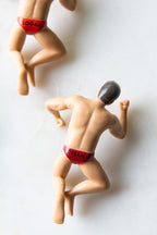 Set Of 4 Hunk Wine Glass Charms