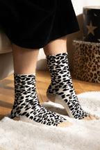 Set Of 4 Leopard & Animal Print Socks