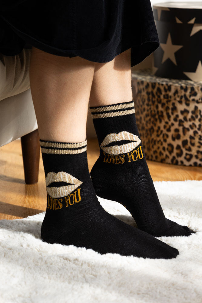 Set Of 4 Leopard & Animal Print Socks