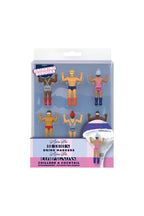 Set Of 6 Apres Ski Wine Glass Charms