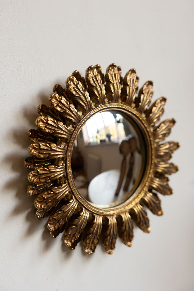 Set Of 9 Assorted Ornate Gold Framed Mirrors