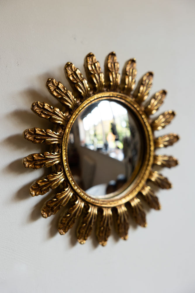Set Of 9 Assorted Ornate Gold Framed Mirrors