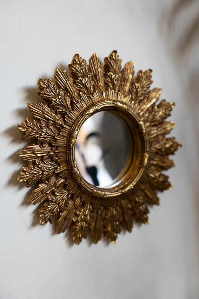 Set Of 9 Assorted Ornate Gold Framed Mirrors