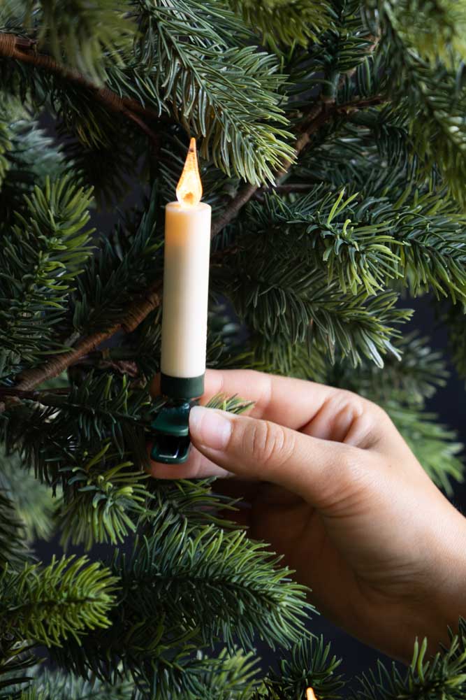 Set of 10 LED Dinner Candles