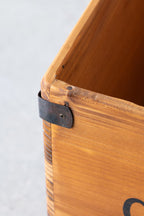 Set of 2 Antiqued Wooden Storage Boxes