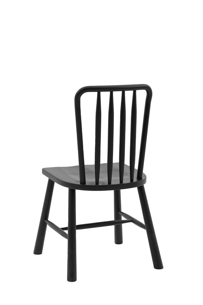 Set of 2 Classic Wooden Frame Dining Chairs