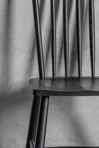 Set of 2 Classic Wooden Frame Dining Chairs