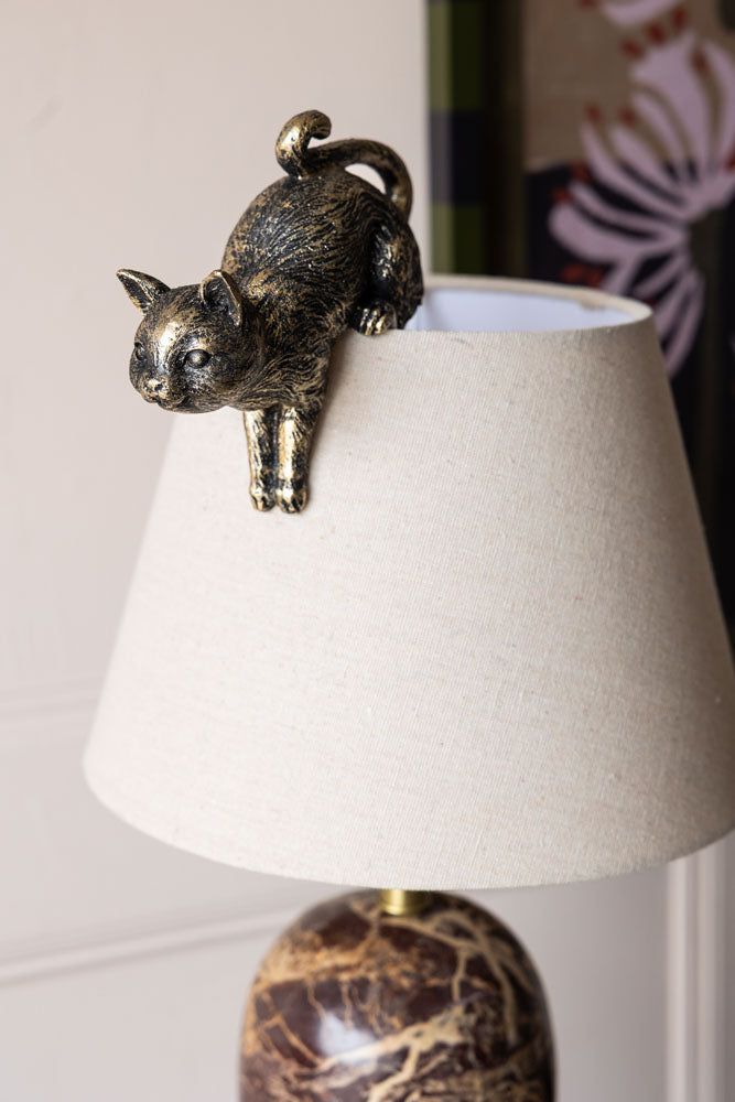 Large Set of 2 Climbing Cats Hanging Decorations