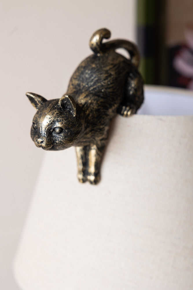 Large Set of 2 Climbing Cats Hanging Decorations