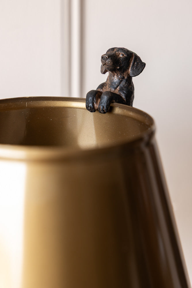 Set of 2 Small Climbing Dog Decorations