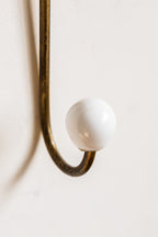 Set of 2 Pretty Gold Bow Wall Hooks