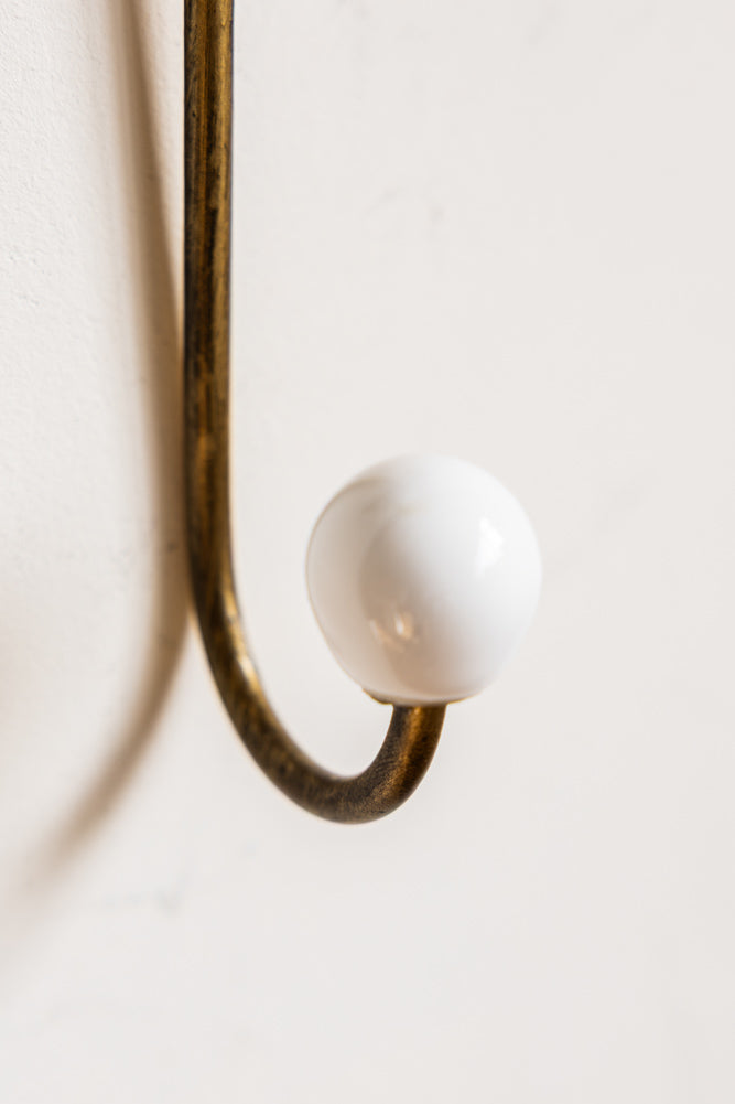 Set of 2 Pretty Gold Bow Wall Hooks