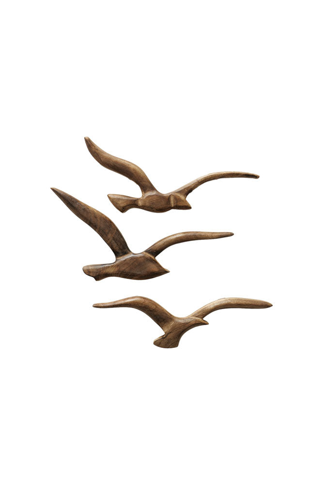 Set of 3 Birds Wall Ornament