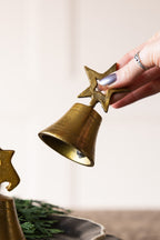 Set of 3 Gold Bell Christmas Ornaments