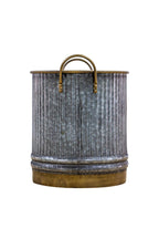 Set of 3 Industrial Style Iron Planters