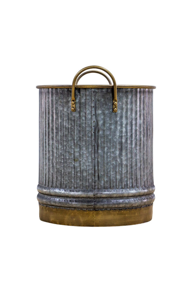 Set of 3 Industrial Style Iron Planters