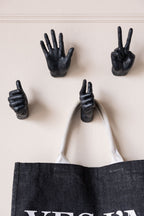 Set of 4 Hand Wall Hooks