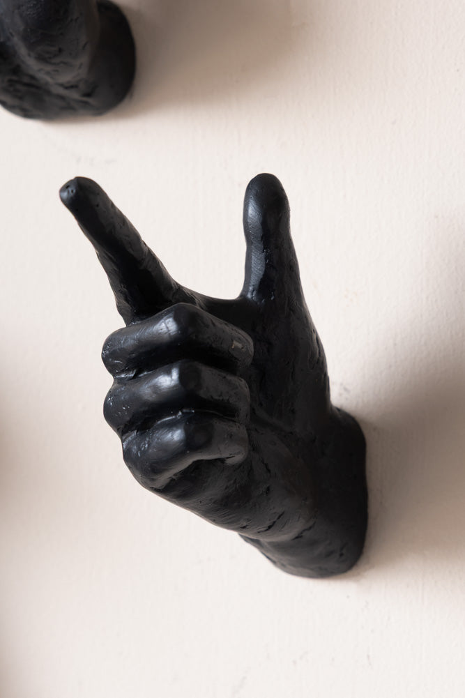 Set of 4 Hand Wall Hooks