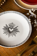 Set of 4 Milagro Heart Side Plates