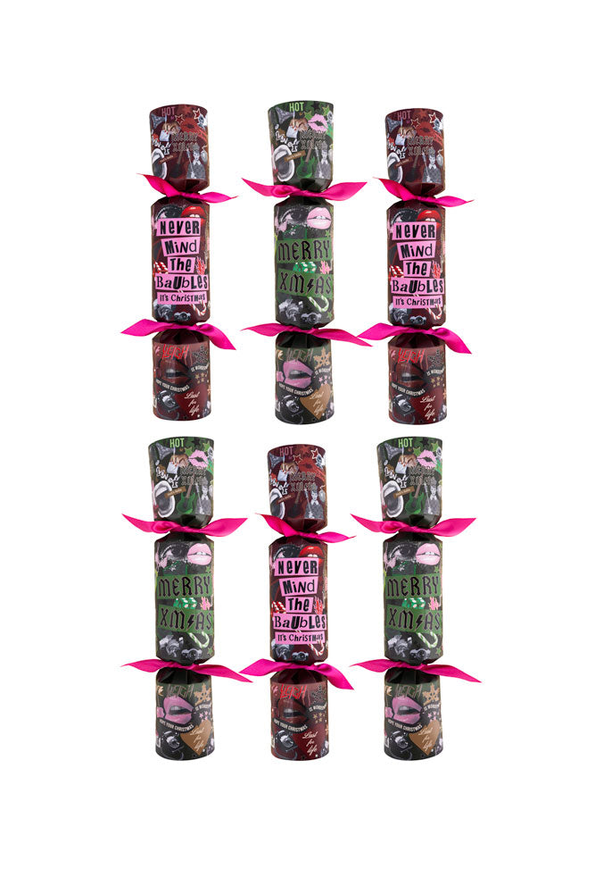 Set of 6 Rockett St George Luxury Rock & Roll Christmas Crackers
