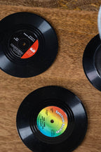 Set of 6 Vinyl Style Coasters