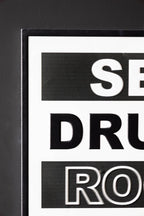 Sex, Drugs, Rock 'n' Roll Sign