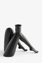 Sexy Legs Candle Holder In Black