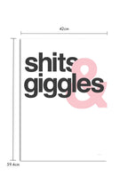 Shits & Giggles Art Print - Unframed