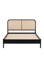 Sleek Curved Wooden Bedframe - Available in Two Sizes