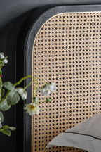 Sleek Curved Wooden Bedframe - Available in Two Sizes