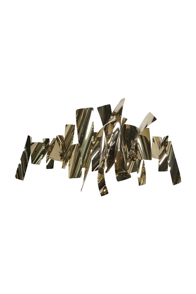 Sleek Effect Mirrored Abstract Wall Art