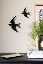 Small Black Swallow Wall Decoration